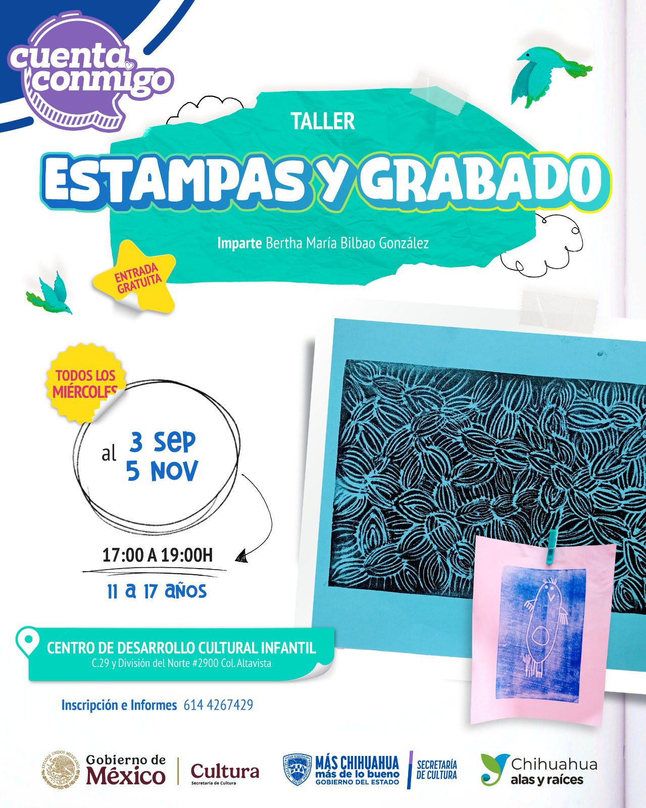 Ofrece “Alas y Raíces” variedad de actividades lúdicas para niñas, niños y adolescentes durante septiembre