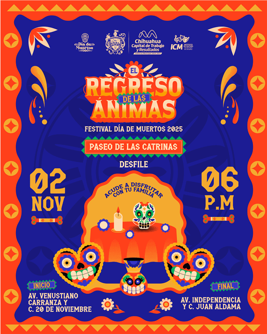 Anuncian calendario del Festival de Día de Muertos 2025 El Regreso de las Ánimas
