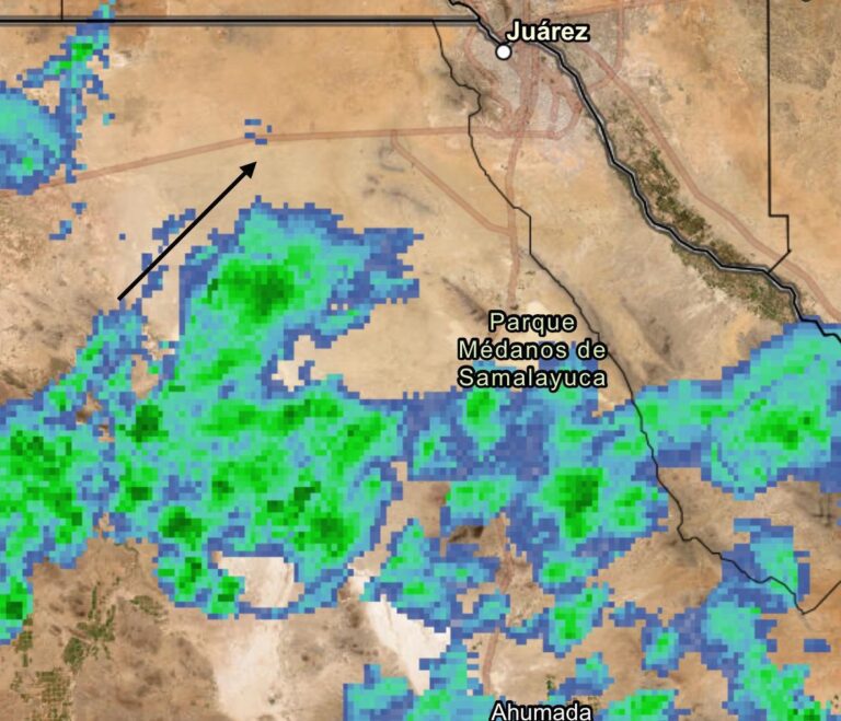 Emite Protección Civil alerta preventiva por vigilancia de tormentas en Juárez