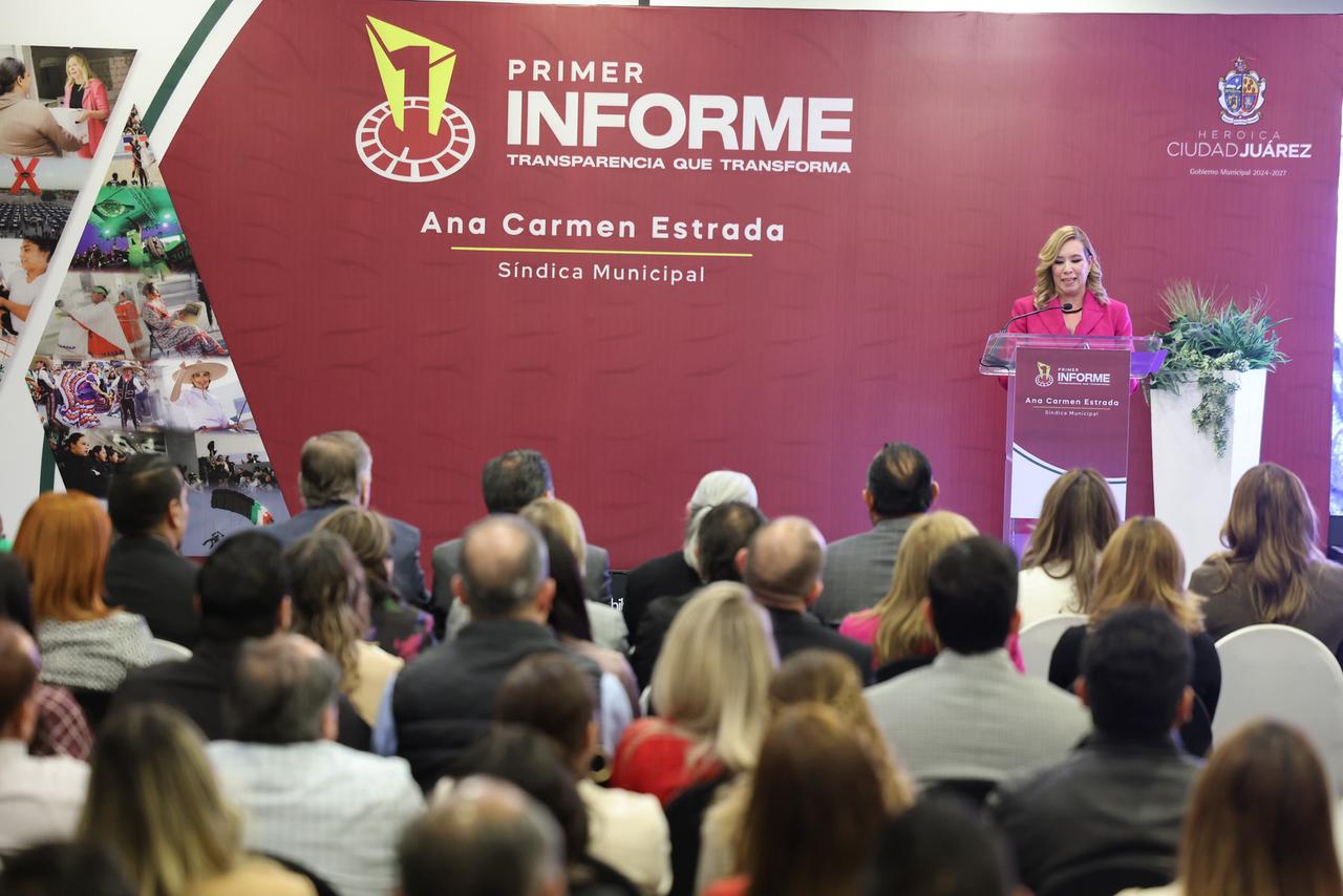 RINDE SU PRIMER INFORME LA SÍNDICA MUNICIPAL ANA CARMEN ESTRADA GARCÍA. . . CRUZ RECONOCE LA VISIÓN INTERNACIONAL Y ECONÓMICA DE LA PRESIDENTA CLAUDIA SHEINBAUM. . . NUEVO AUDITOR SUPERIOR DE CHIHUAHUA. . .