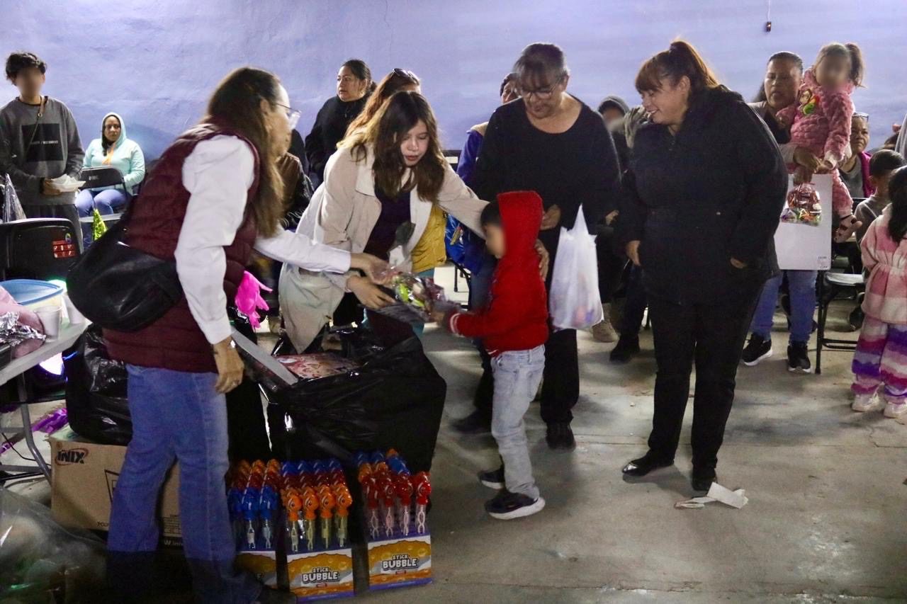 Arranca diputada Jael Argüelles posadas navideñas en Anapra