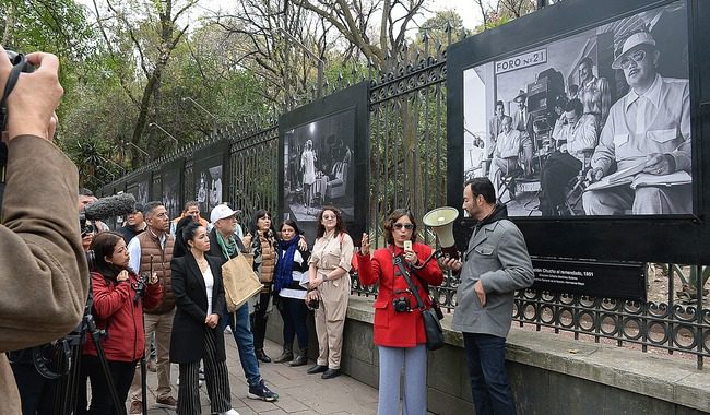 “ESTUDIOS CHURUBUSCO Y SUS TRABAJADORES: 80 AÑOS CONTANDO HISTORIAS” SE INAUGURA EN LAS REJAS DEL BOSQUE DE CHAPULTEPEC
