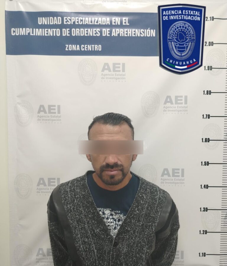 Detiene AEI a hombre por violencia familiar en la colonia Ramón Reyes