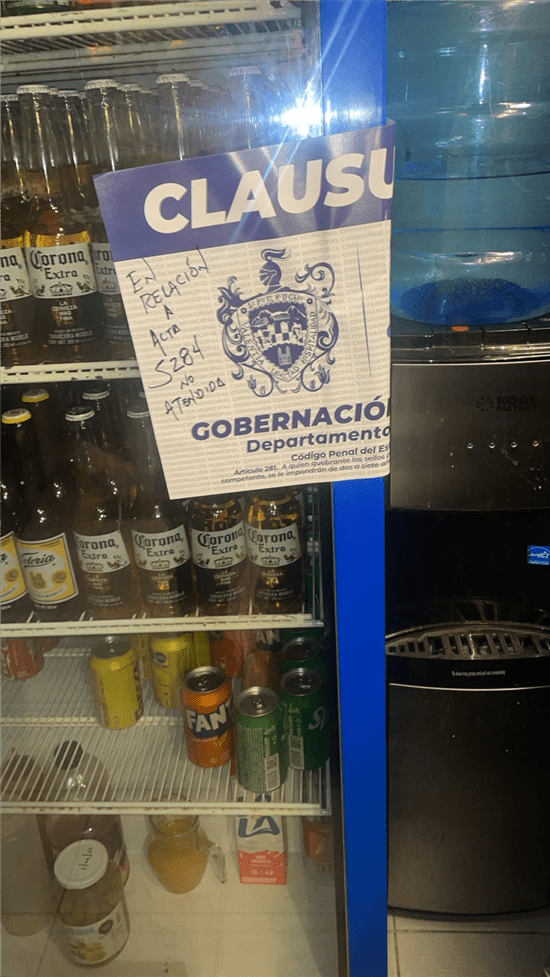 Clausura Gobernación Municipal seis negocios en semana del 1 al 8 de diciembre