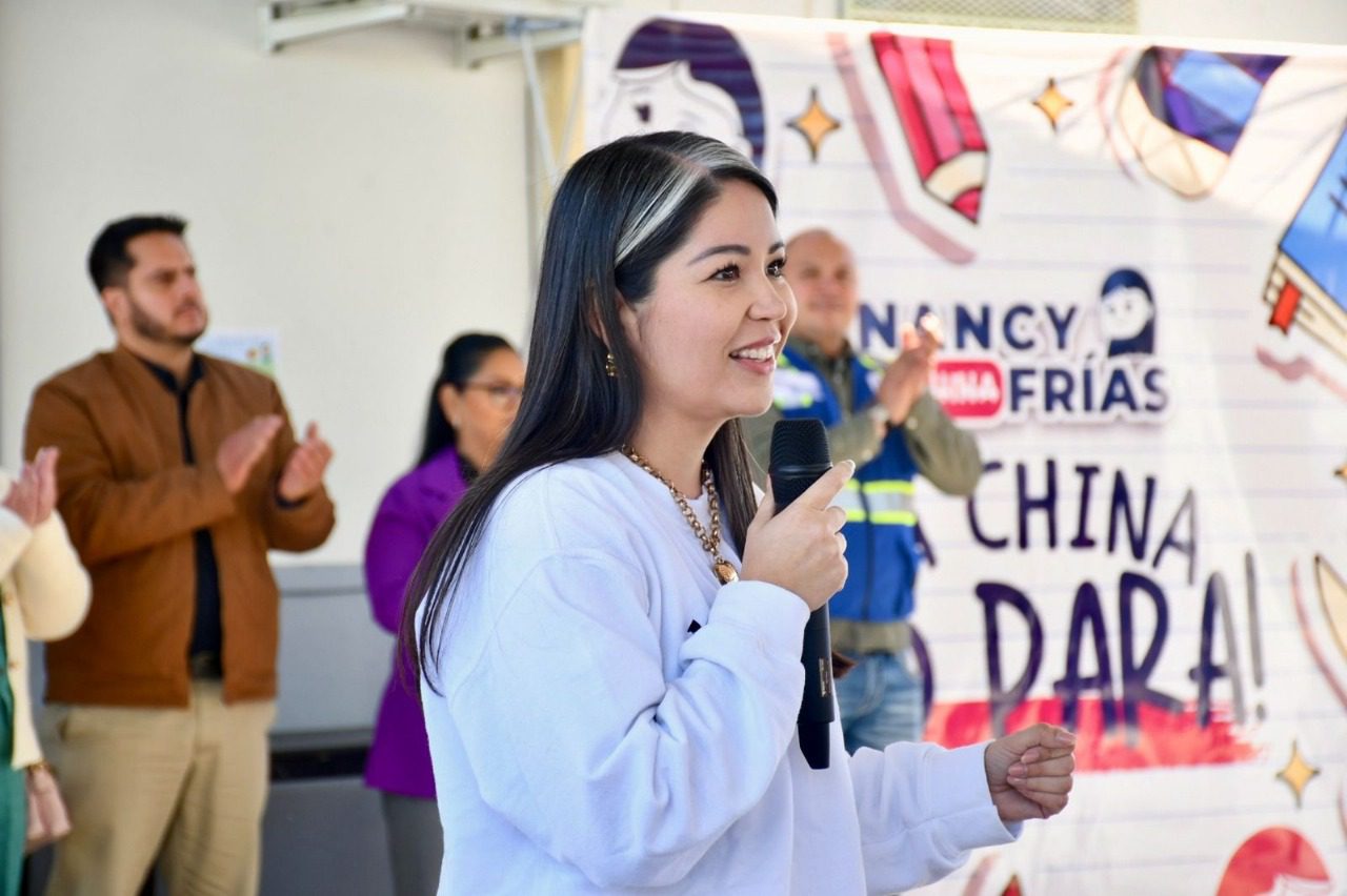Encabeza Nancy “La China” Frías intervención integral en escuelas primarias de las colonias Campo Bello y Alamedas
