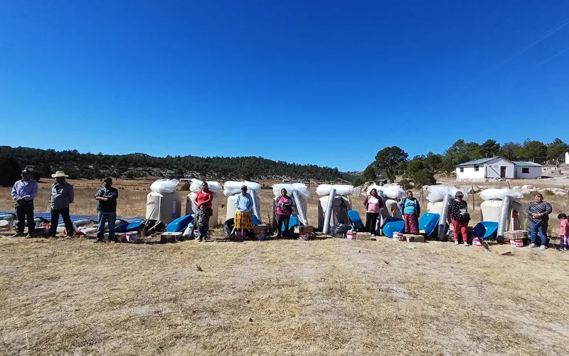 Entregan maíz y frijol a 200 familias de Bocoyna