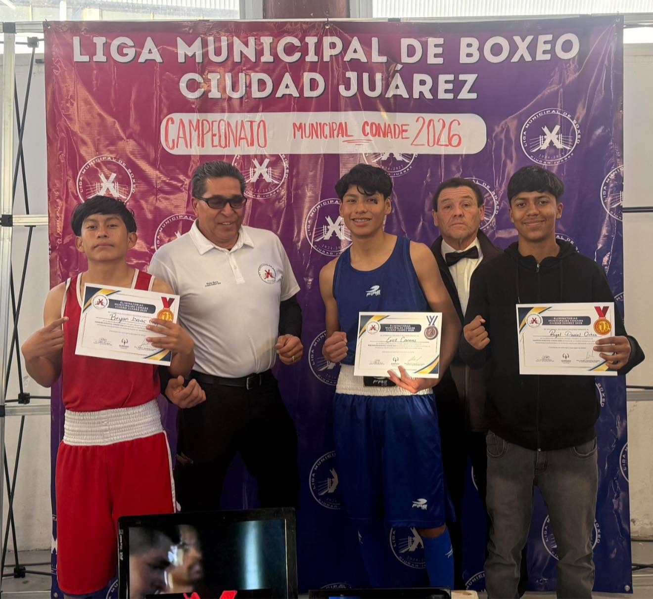 Comienzan preparación ganadores de Olimpiada Municipal de Boxeo en Juárez