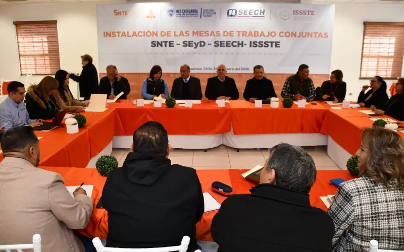 Instalan SEyD, Seech, SNTE e Issste mesas de trabajo conjuntas