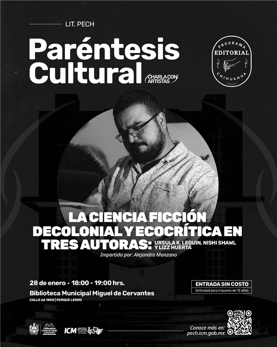 Invitan a la charla “La ciencia ficción decolonial y ecocrítica en tres autoras”