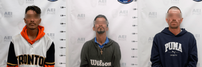 Detiene AEI a tres sujetos por ejercer violencia Familiar en Chihuahua