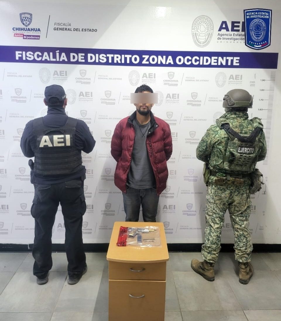 Detienen en San Juanito a dos hombres con armas y droga durante Operativo Conjunto