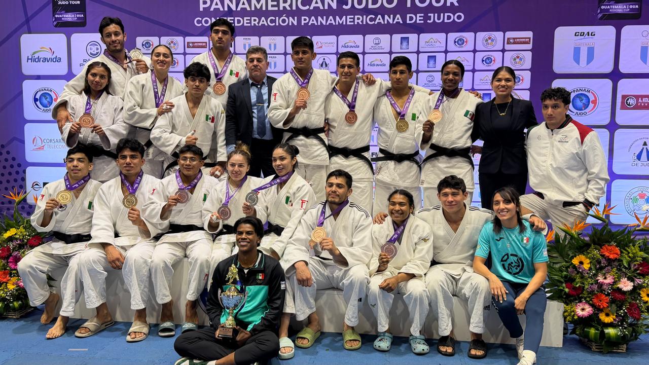 Judo mexicano obtiene 16 medallas en torneos internacionales