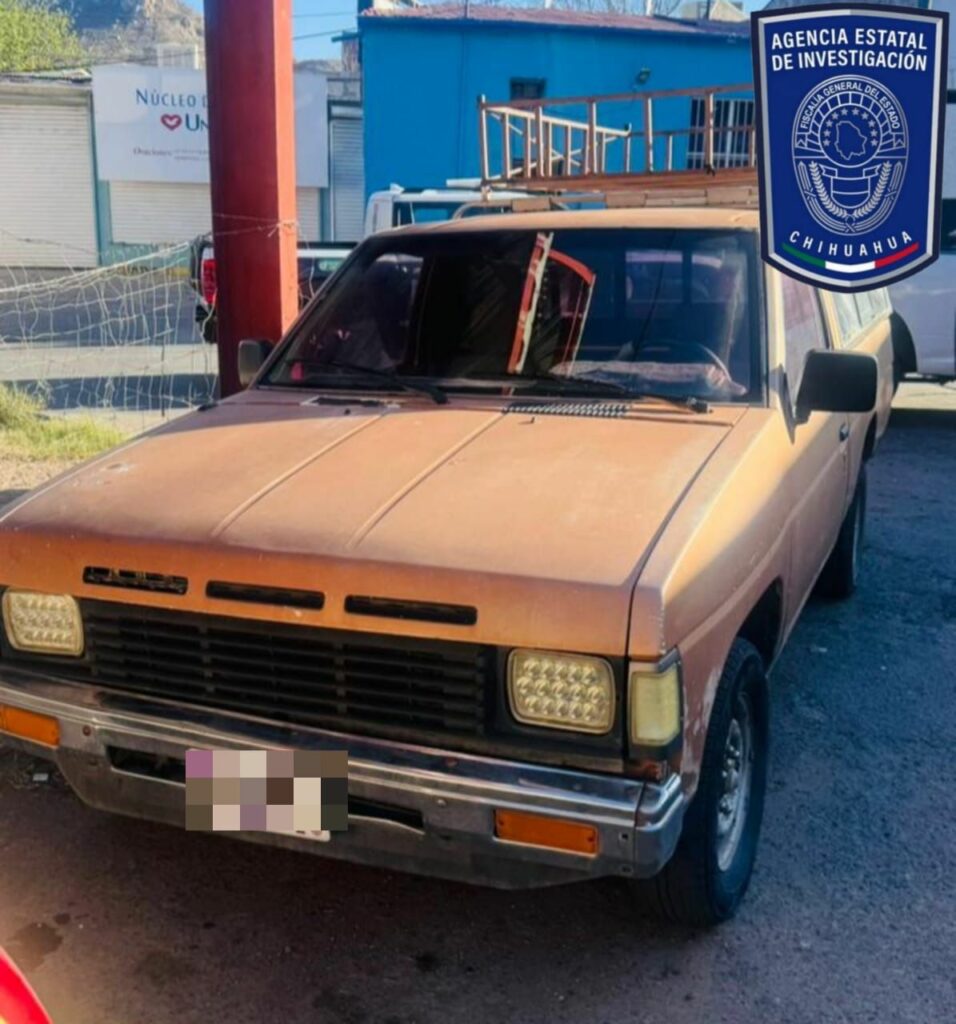 Recupera AEI camioneta momentos después de que fuera robada en Parral