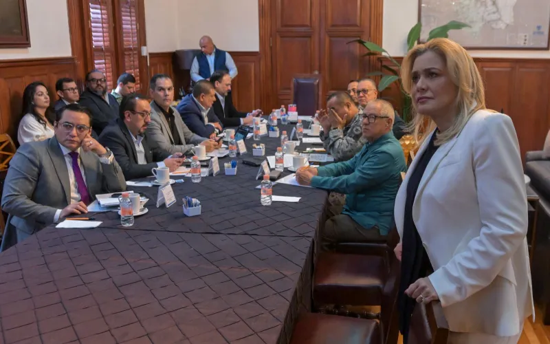 Maru Campos encabeza Mesa Estatal de Seguridad