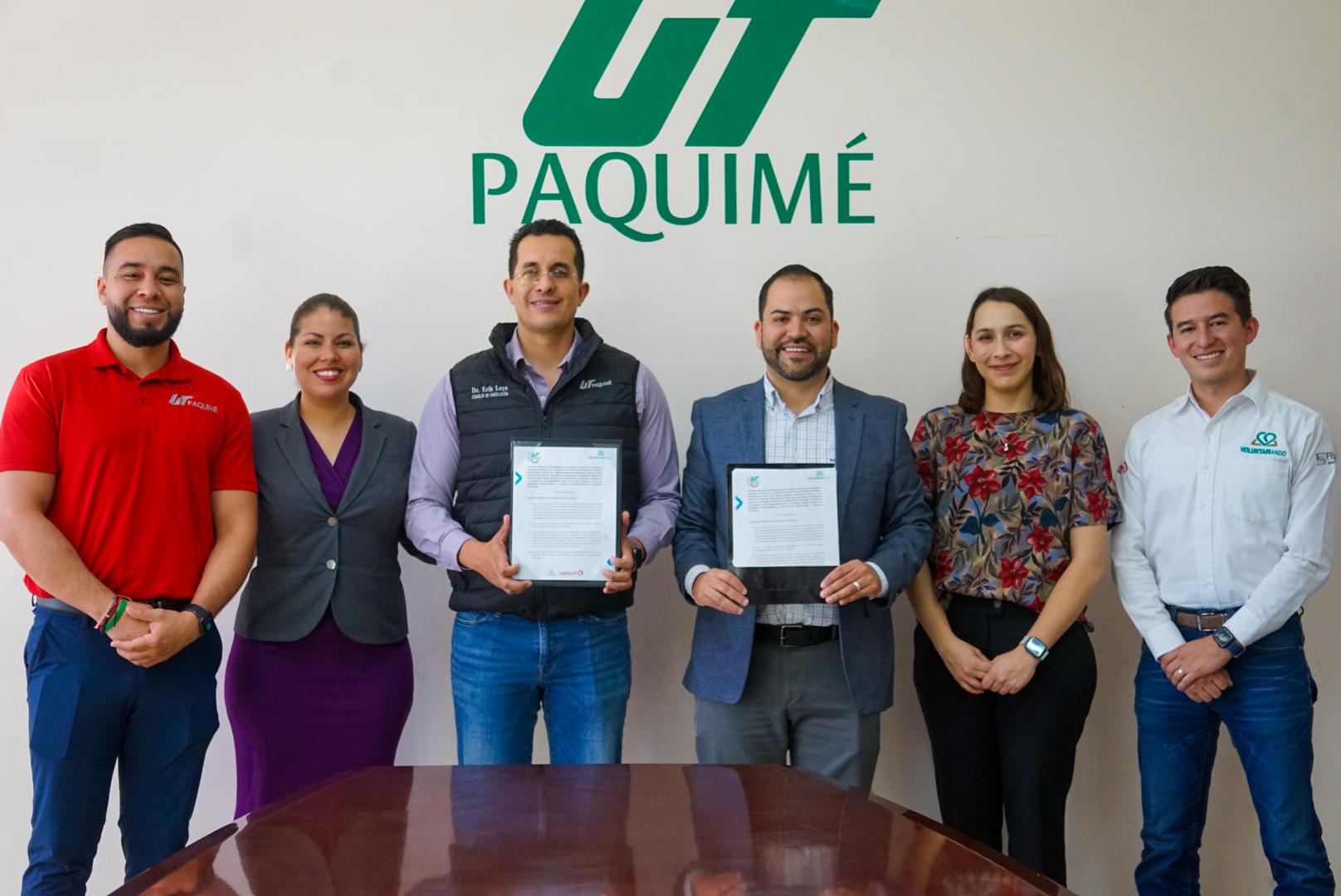 Firman convenio de colaboración UT Paquimé y Celiderh