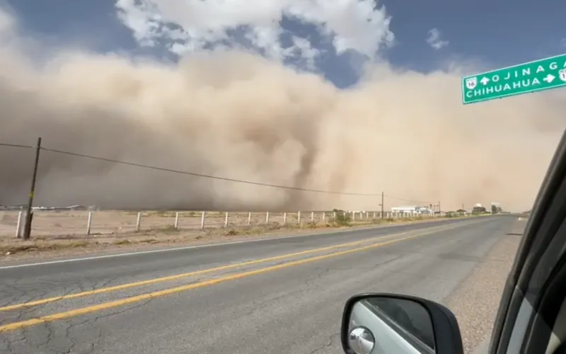 Frente frío 44 provocará fuertes vientos y tolvaneras en la entidad