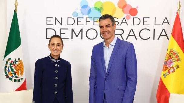 Sheinbaum y Sánchez acuerdan restablecer diálogo comercial y cultural