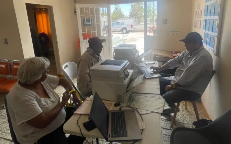 Atiende Registro Civil a 260 personas en Escalón, Jiménez