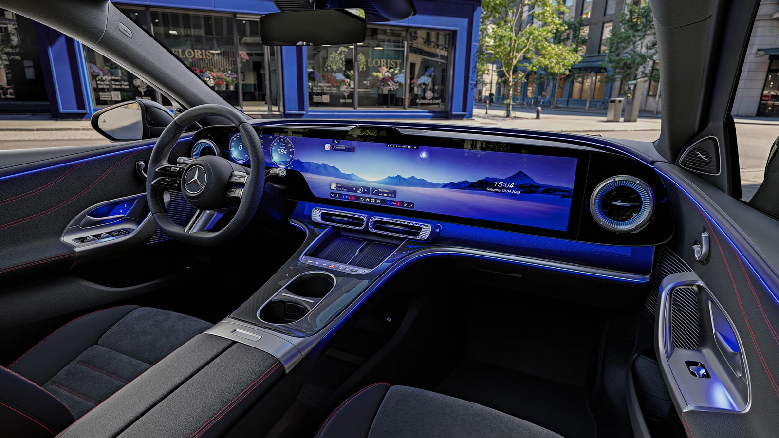 Mercedes-Benz adelanta interior del Clase C eléctrico