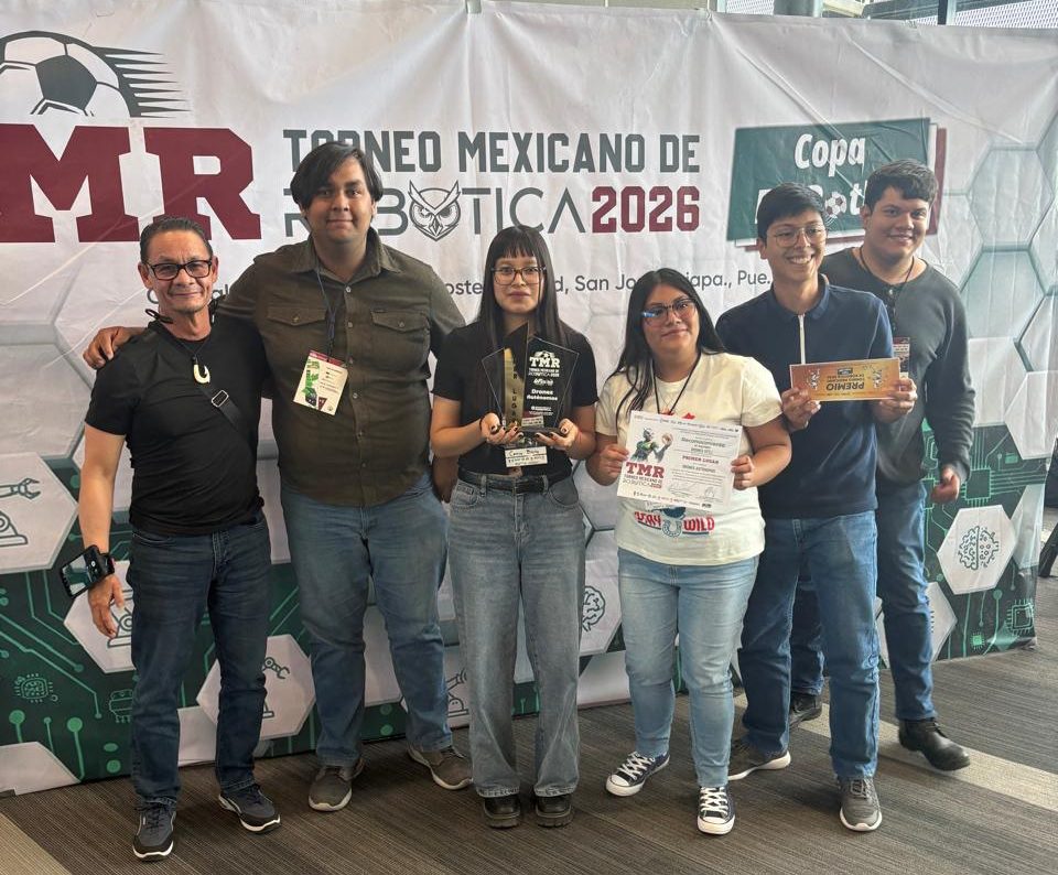 Gana equipo de drones de la UTCJ el Torneo Mexicano de Robótica