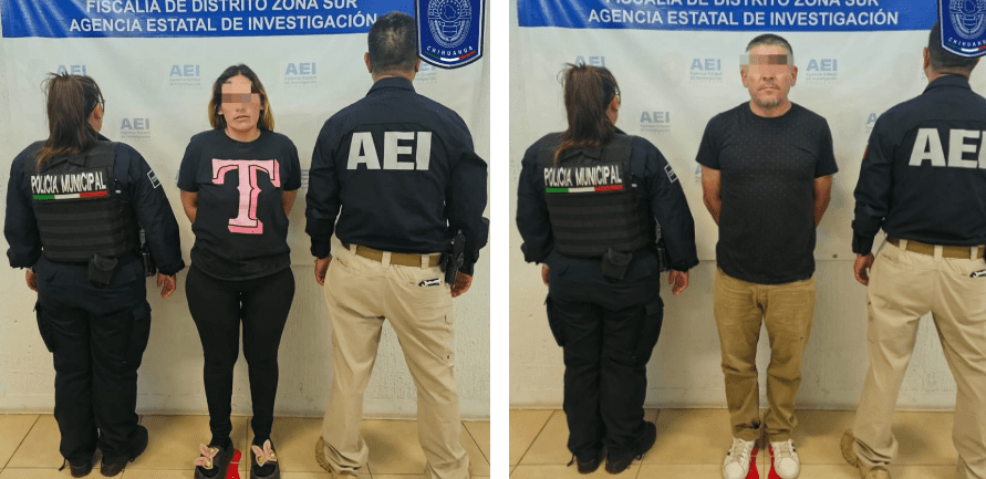 Detiene AEI y Policía Municipal a pareja por un fraude cometido en Parral