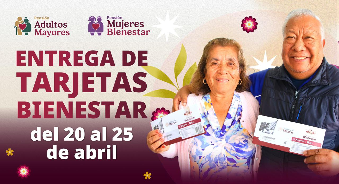 Comienza entrega de Tarjetas Bienestar para Mujeres y Personas Adultas Mayores