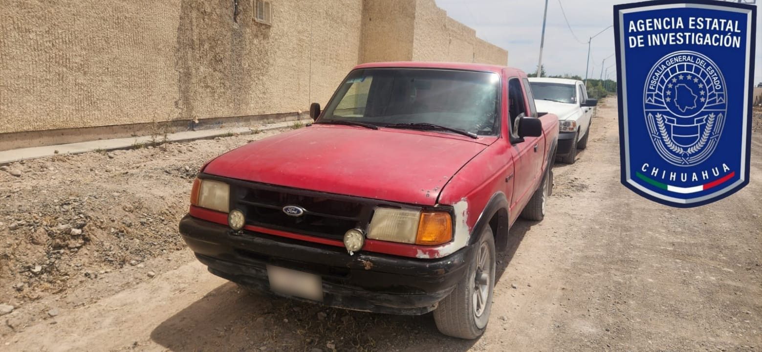 Recupera AEI camioneta robada en Jiménez