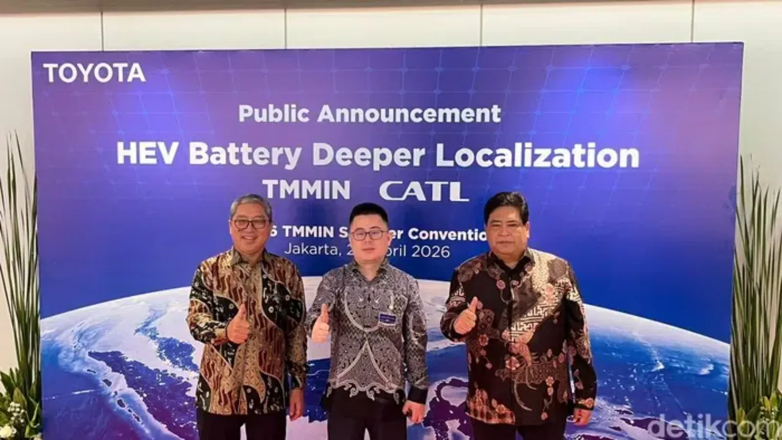 Toyota usará baterías CATL fabricadas en Indonesia