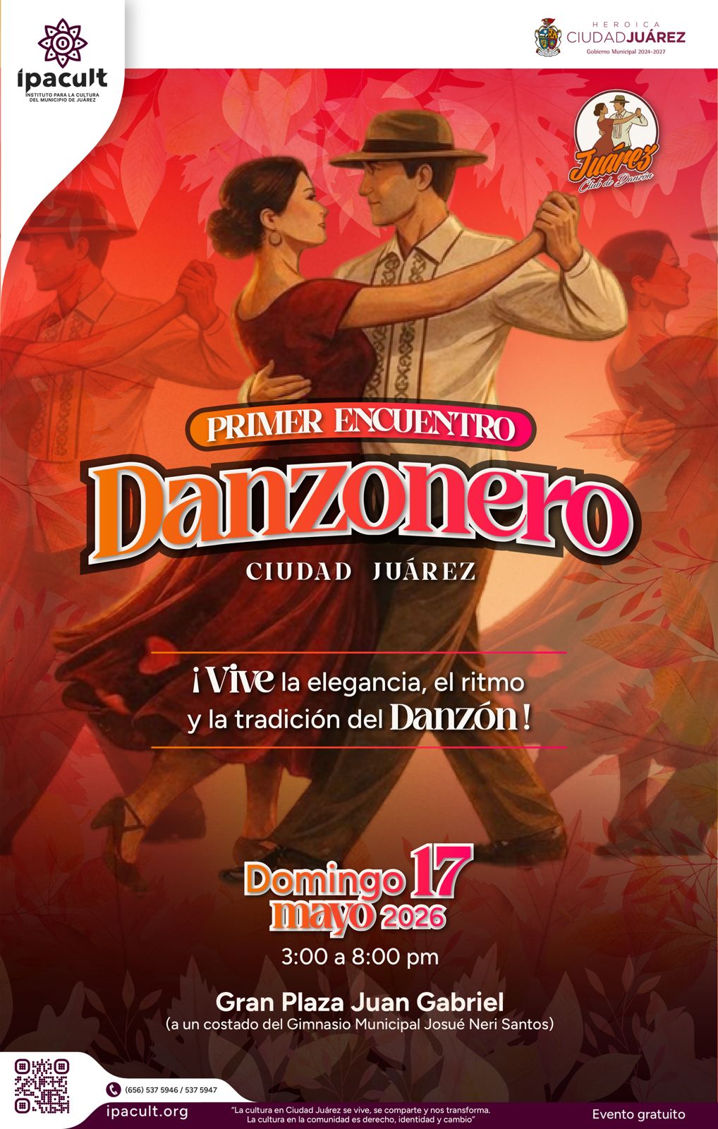 IPACULT invita al Primer Encuentro Danzonero Ciudad Juárez 2026