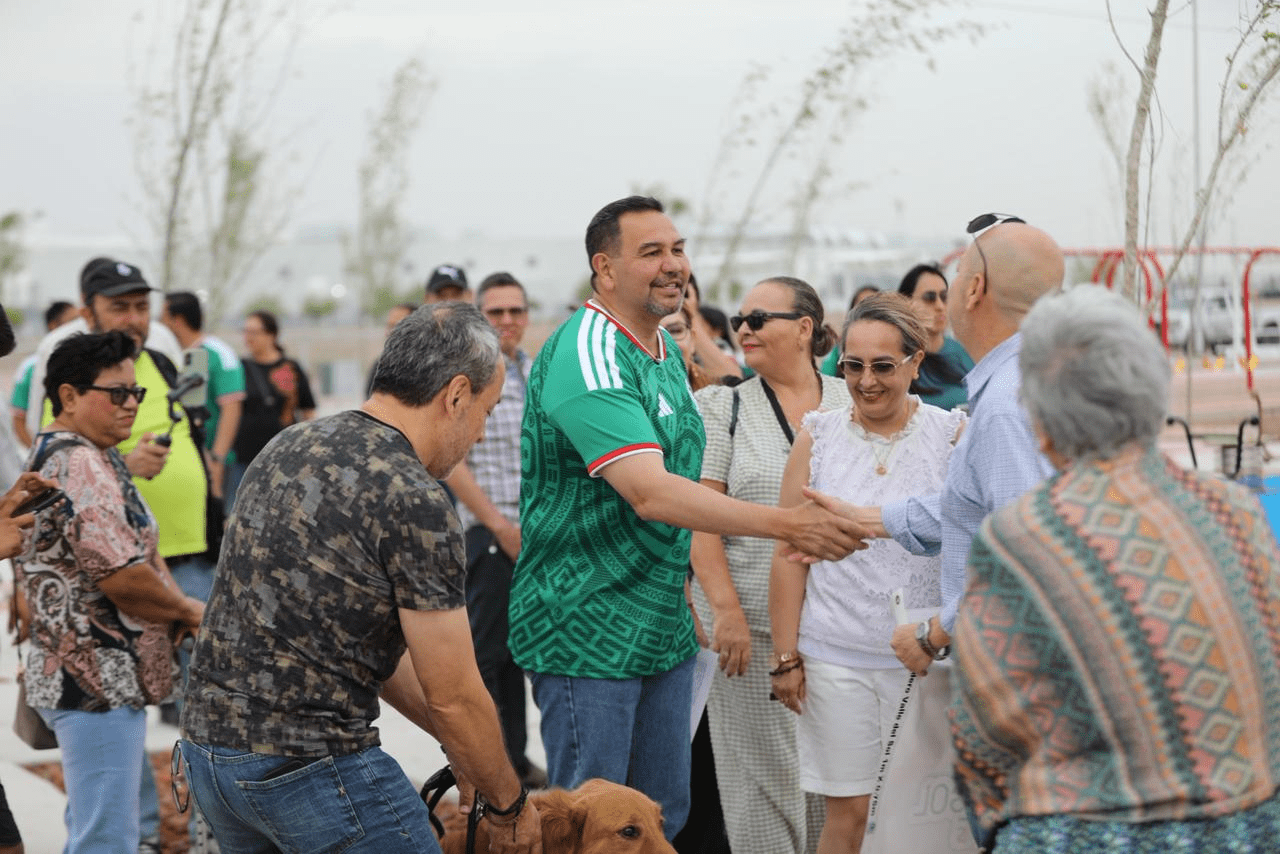Entrega Cruz Pérez Cuellar primer parque sensorial e interactivo de Chihuahua
