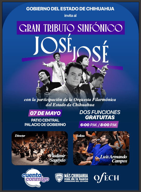 Invitan a concierto con motivo del Día de las Madres en Palacio de Gobierno