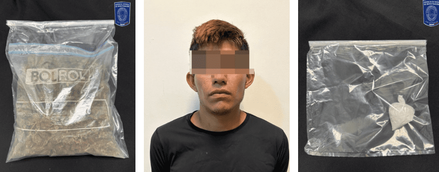 Detiene COE a pareja en posesión de metanfetaminas en El Jarudo