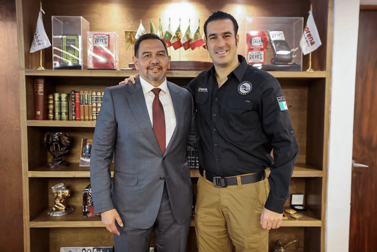 Se reúne Cruz Pérez Cuéllar con Miguel Torruco
