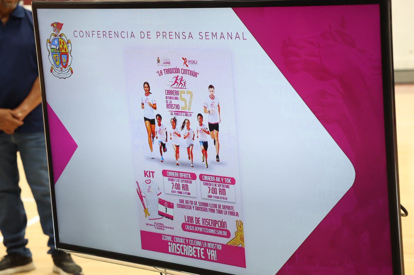 JUÁREZ | Anuncian la edición 57 de la carrera de la Amistad.
