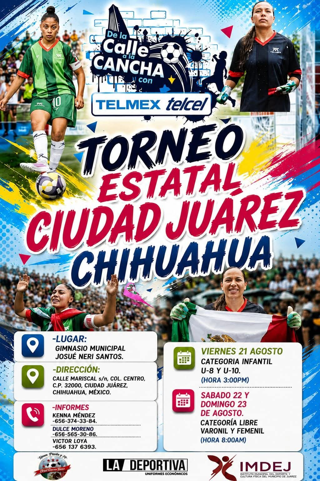 Ciudad Juárez será sede de Torneo Estatal de Futbol Callejero