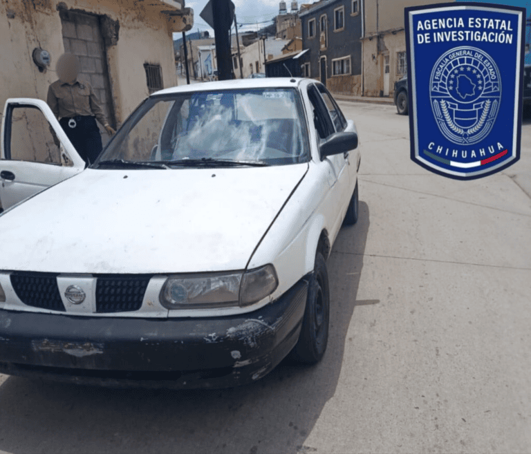 Recupera AEI Nissan Tsuru con reporte de robo en San Francisco del Oro