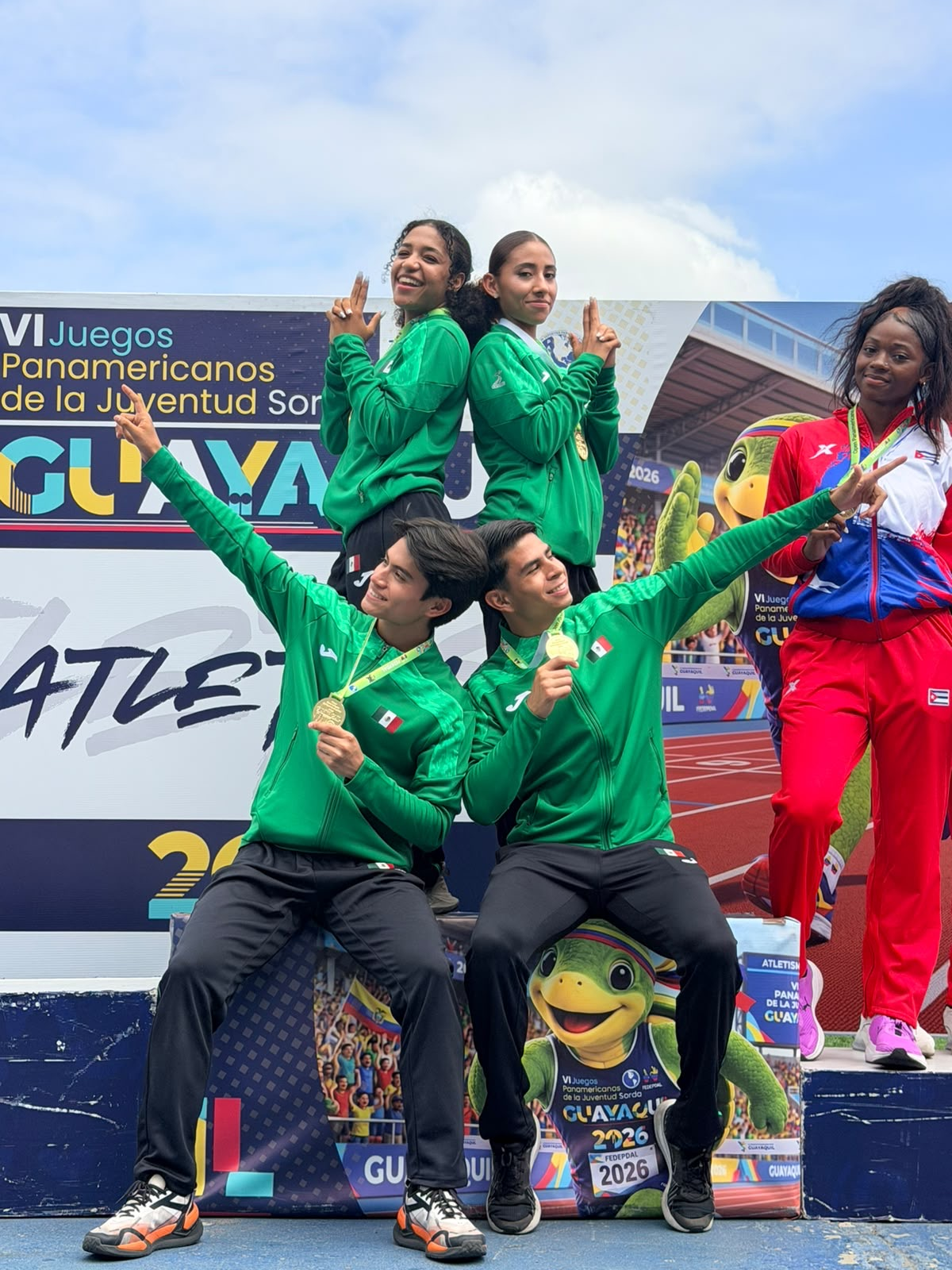 México concluye con 20 medallas en Open Panamericano Absoluto de Sordos Guayaquil 2026