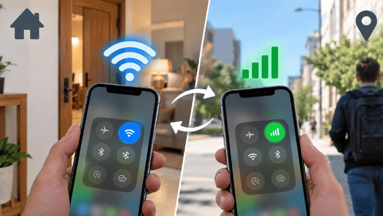 ¿Cómo hacer que tu iPhone active el WiFi al llegar a casa y los datos móviles al salir de forma automática?
