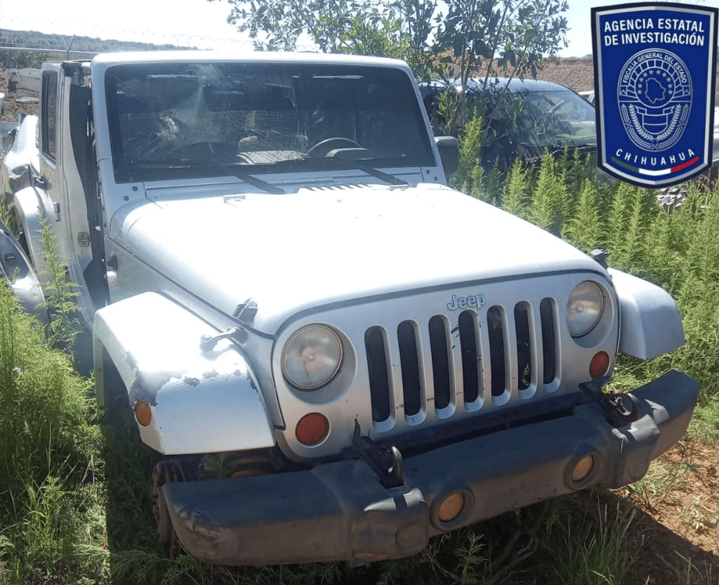 Recupera AEI en Parral Jeep Wrangler con reporte de robo en Sinaloa