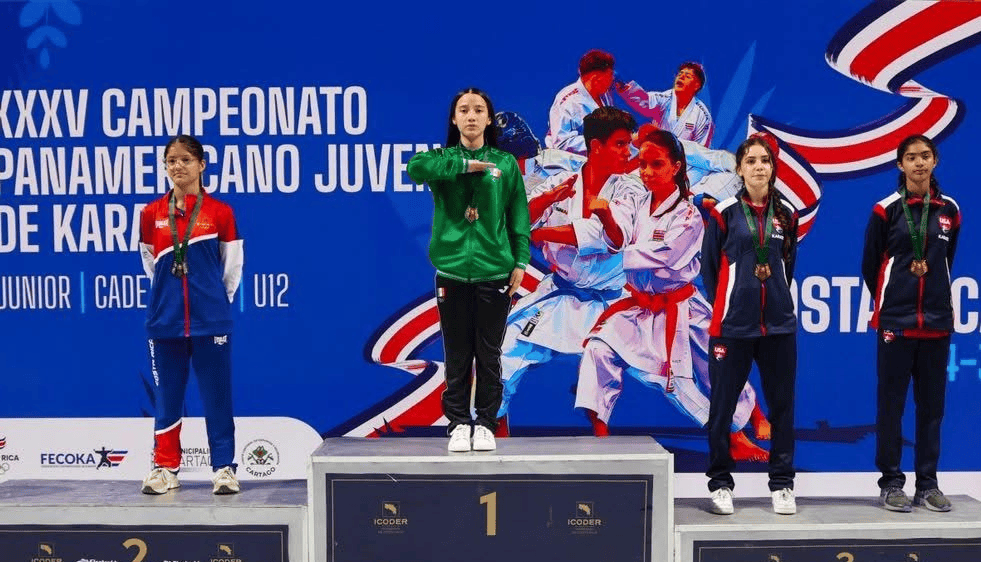 Conquista México 13 medallas en el Campeonato Panamericano Juvenil de Karate