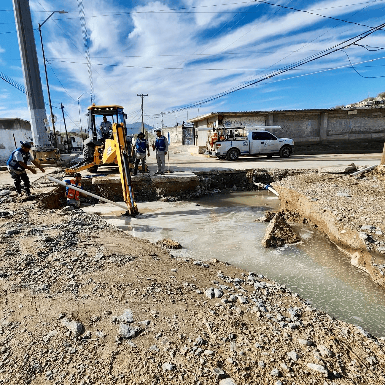 Mantienen acciones de atención ante afectaciones por lluvias en Ciudad Juárez